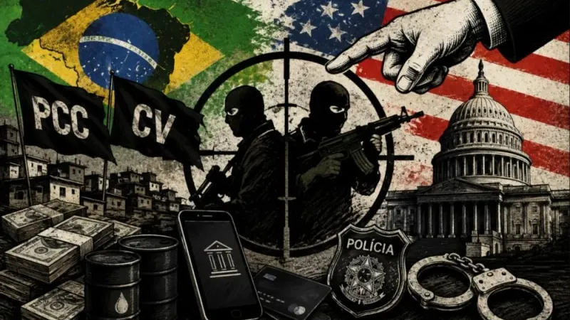 EUA classificam PCC e CV como terroristas e ampliam sanções financeiras