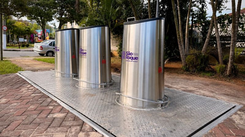 Prefeitura amplia lixeiras subterrâneas na cidade