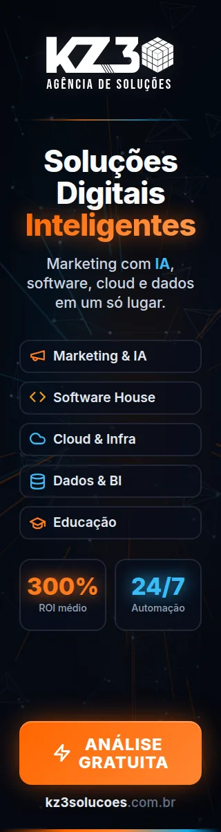 KZ3 Soluções — Notícia sidebar (160×600)