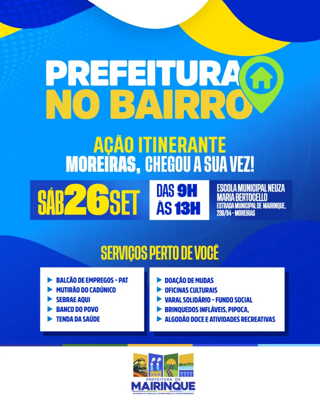 Prefeitura no Bairro – Moreiras